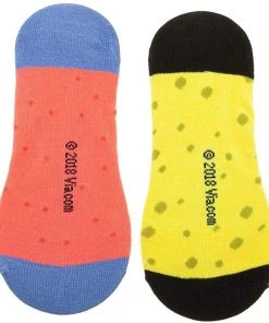 Bioworld SpongeBob SquarePants: SpongeBob And Patrick Liner Ankle Socks