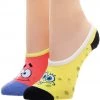 Bioworld SpongeBob SquarePants: SpongeBob And Patrick Liner Ankle Socks
