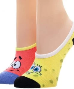 Bioworld SpongeBob SquarePants: SpongeBob And Patrick Liner Ankle Socks