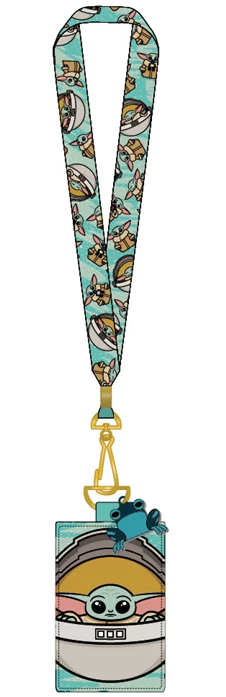 Loungefly Star Wars Mandalorian The Child Lanyard With Cardholder