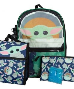 Bioworld Star Wars The Child 5 PC Backpack Set Disney