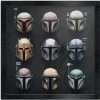Silver Buffalo Star Wars The Mandalorian Helmet Wall Art