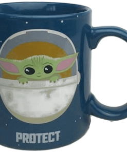 Silver Buffalo Star Wars The Mandalorian The Child Protect Attack Snack Mug Disney