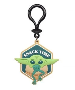 Monogram Star Wars: The Mandalorian The Child Snack Time Soft Touch PVC Bag Clip