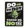Open Road Brands Disney Star Wars Yoda Do Or Do Not Embossed Tin Magnet