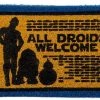 Pyramid America Star Wars: All Droids Welcome Doormat