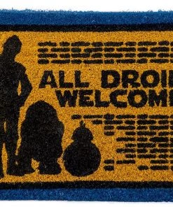 Pyramid America Star Wars: All Droids Welcome Doormat
