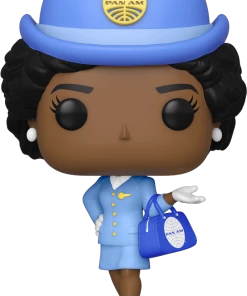 Funko Pops! Funko POP: Pan Am: Stewardess With Blue Bag POP Vinyl Figure 7 Funko Pops! Funko POP: Pan Am: Stewardess With Blue Bag POP Vinyl Figure