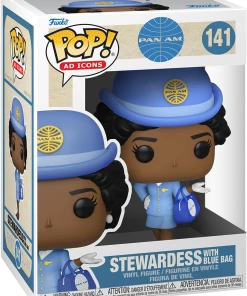 Funko Pops! Funko POP: Pan Am: Stewardess With Blue Bag POP Vinyl Figure