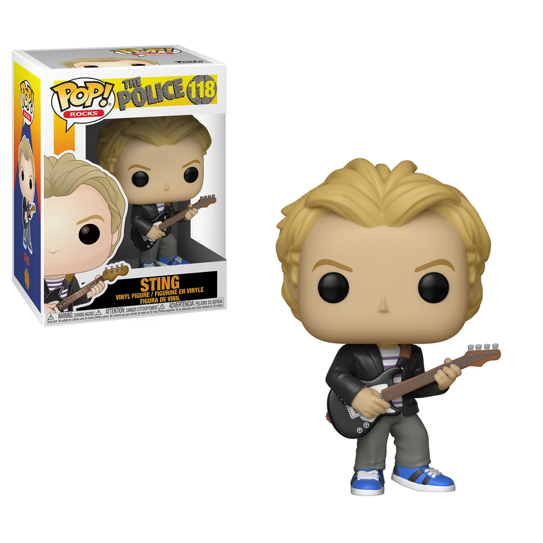 Funko POP! Rocks - The Police - Sting Funko Pops! 3 Funko POP! Rocks - The Police - Sting Funko Pops!