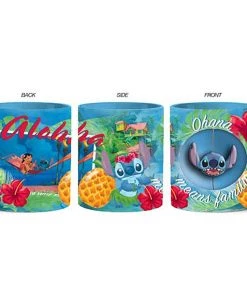 Silver Buffalo Disney Lilo And Stitch -Stitch 20 Oz Jumbo Ceramic Mug W/Spinner