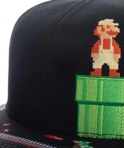 Bioworld Super Mario 8-Bit Bill Snapback
