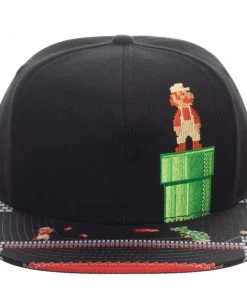 Bioworld Super Mario 8-Bit Bill Snapback