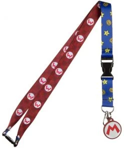 Bioworld Mario Series Super Mario Icons Lanyard