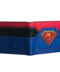 Bioworld DC Comics Superman Mixed Material Bifold Wallet 6 Bioworld DC Comics Superman Mixed Material Bifold Wallet