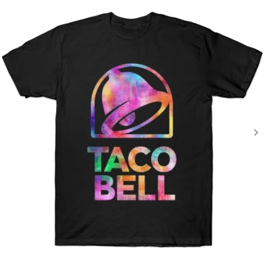 Ripple Junction Taco Bells Drip Sause Black T-Shirt 3 Ripple Junction Taco Bells Drip Sause Black T-Shirt