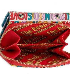 Loungefly The Beatles All You Need Is Love All Over Print Wallet