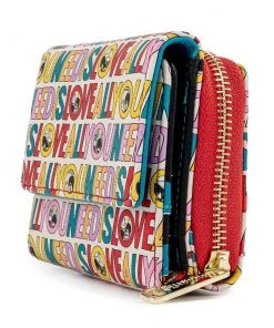 Loungefly The Beatles All You Need Is Love All Over Print Wallet