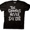 Ripple Junction Movies The Goonies Never Said Die Skull Adult T-shirt