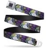 Buckle-Down The Little Mermaid Ursula Swirl Full Color Seatbelt Belt