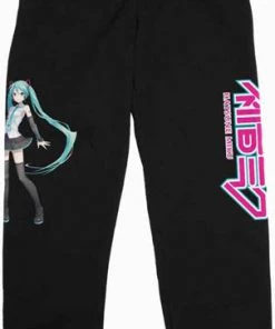 H3 Sportgear Hatsune Miku Black Joggers