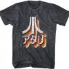 H3 Sportgear Atari Distressed Screen Print Black T-Shirt T-shirts