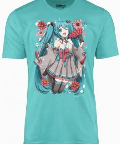 H3 Sportgear Hatsune Miku Digital Pop Star Celadon T-shirt Anime