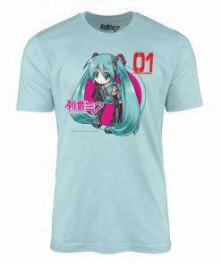 H3 Sportgear Hatsune Miku Sky Blue Chibli T-Shirt Anime