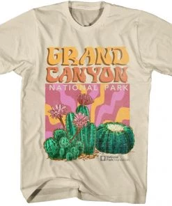 H3 Sportgear National Parks Foundation Grand Canyon Over Cream Men's T-shirt