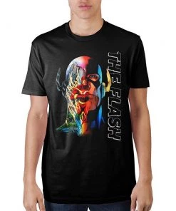 Bioworld Dc Comics Flash Head Trap 18s Black T-shirt