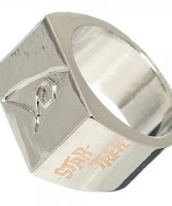Bioworld Movies Star Trek Debossed Logo Ring