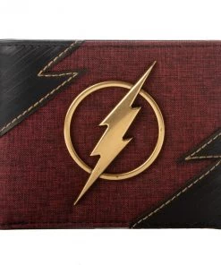 Bioworld The Flash Metal Badge Bifold Wallet