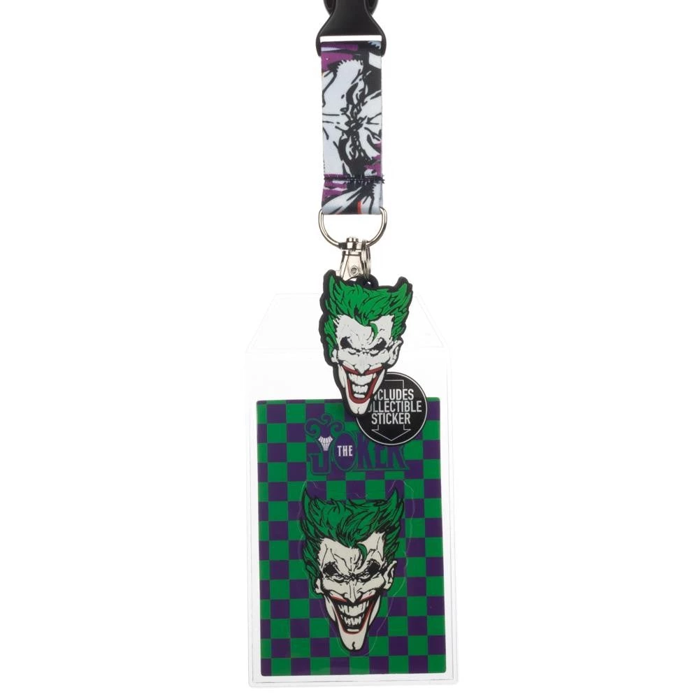 Bioworld The Joker Checkerboard Lanyard DC Comics 3 Bioworld The Joker Checkerboard Lanyard DC Comics