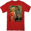 Trevco Cry Baby Kiss Me- Kiss Me Hard Adult Red T- Shirt