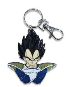 Great Eastern Entertainment Dragon Ball Z Vegeta Bust Metal Keychain