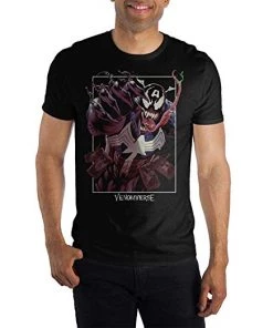 Bioworld Marvel Venomverse Symbiote Captain America Venomized Shirt