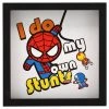 Open Road Brands Marvel Spiderman, I Do My Own Stunts- Vintage Wood Wall Art Signs