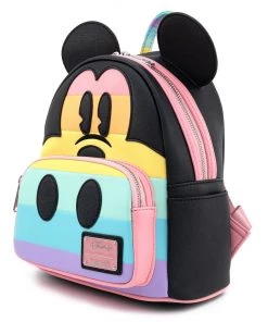 Loungefly Mickey Mouse Pastel Rainbow Mini Backpack