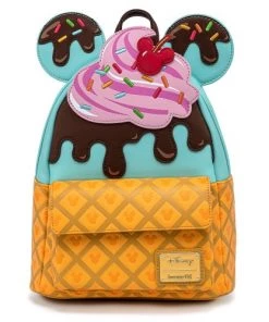 Loungefly Disney Mickey And Minnie Mouse Sweet Ice Cream Mini Backpack