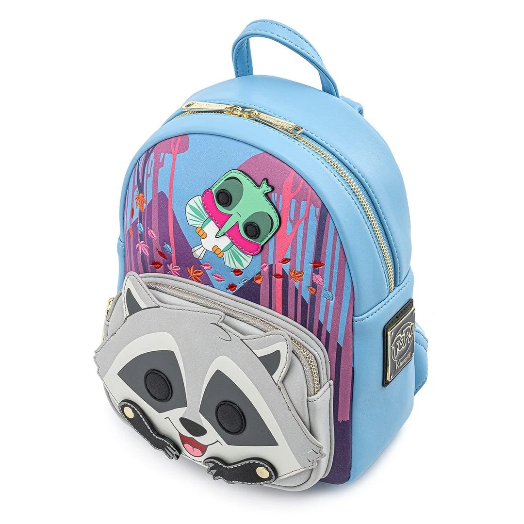 Loungefly Disney Pocahontas Meeko Flit Earth Day Mini Backpack 4 Loungefly Disney Pocahontas Meeko Flit Earth Day Mini Backpack