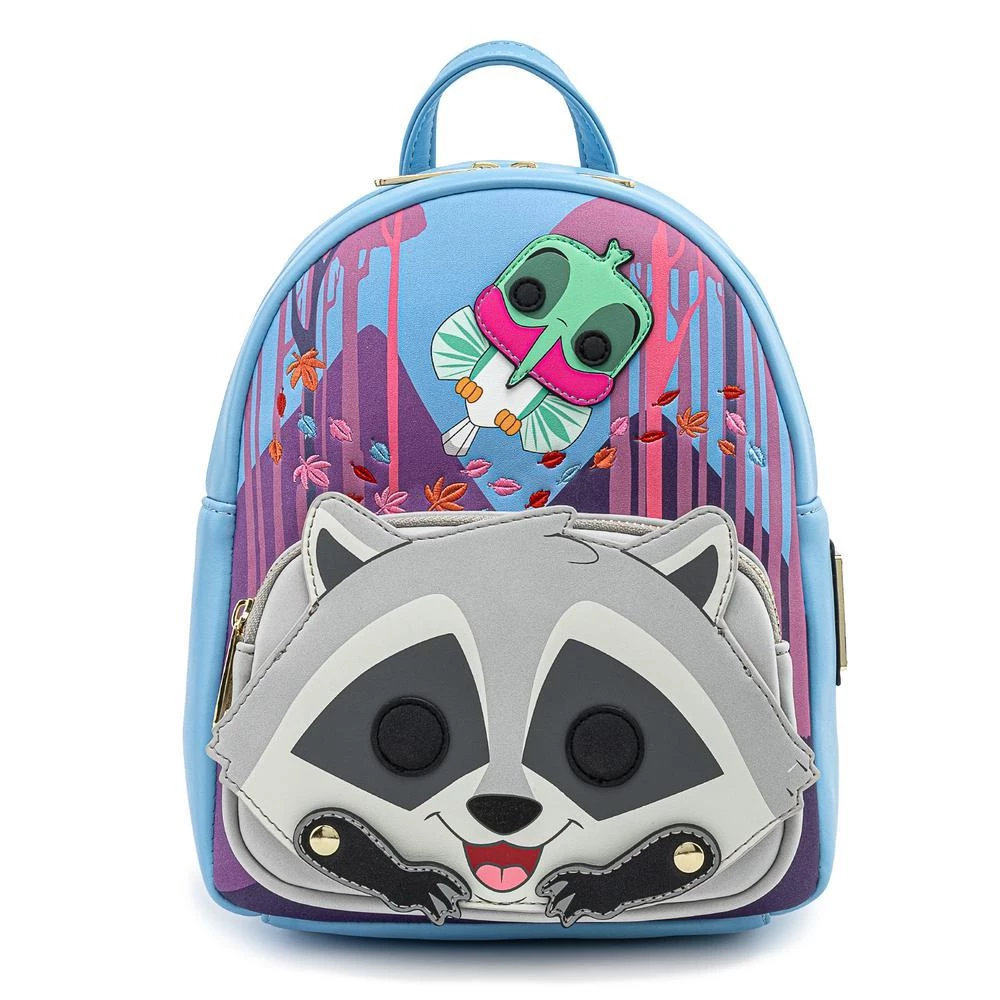 Loungefly Disney Pocahontas Meeko Flit Earth Day Mini Backpack 3 Loungefly Disney Pocahontas Meeko Flit Earth Day Mini Backpack
