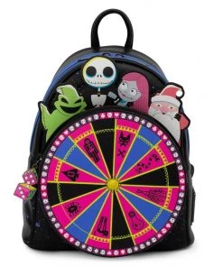 Loungefly Disney Nightmare Before Christmas Oogie Boogie Wheel Mini Backpack
