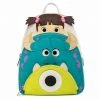 Loungefly PIXAR Monsters Inc Boo Mike Sulley Cosplay Mini Backpack