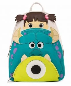 Loungefly PIXAR Monsters Inc Boo Mike Sulley Cosplay Mini Backpack