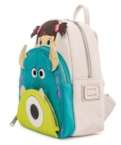 Loungefly PIXAR Monsters Inc Boo Mike Sulley Cosplay Mini Backpack