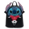 Loungefly Disney Lilo & Stitch: Vampire Stitch Bow-Tie Mini Backpack