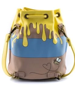 Loungefly Disney Winnie The Pooh 95Th Anniversary Honeypot Convertible Bucket Backpack