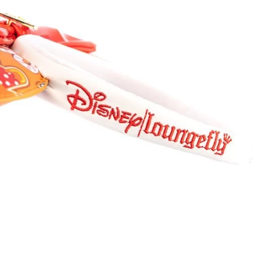 Loungefly Disney Gingerbread AOP Patent Bow Heart Headband 7 Loungefly Disney Gingerbread AOP Patent Bow Heart Headband