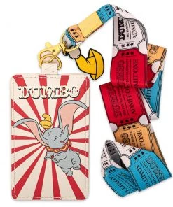 Loungefly Disney Dumbo Circus Lanyard With Cardholder
