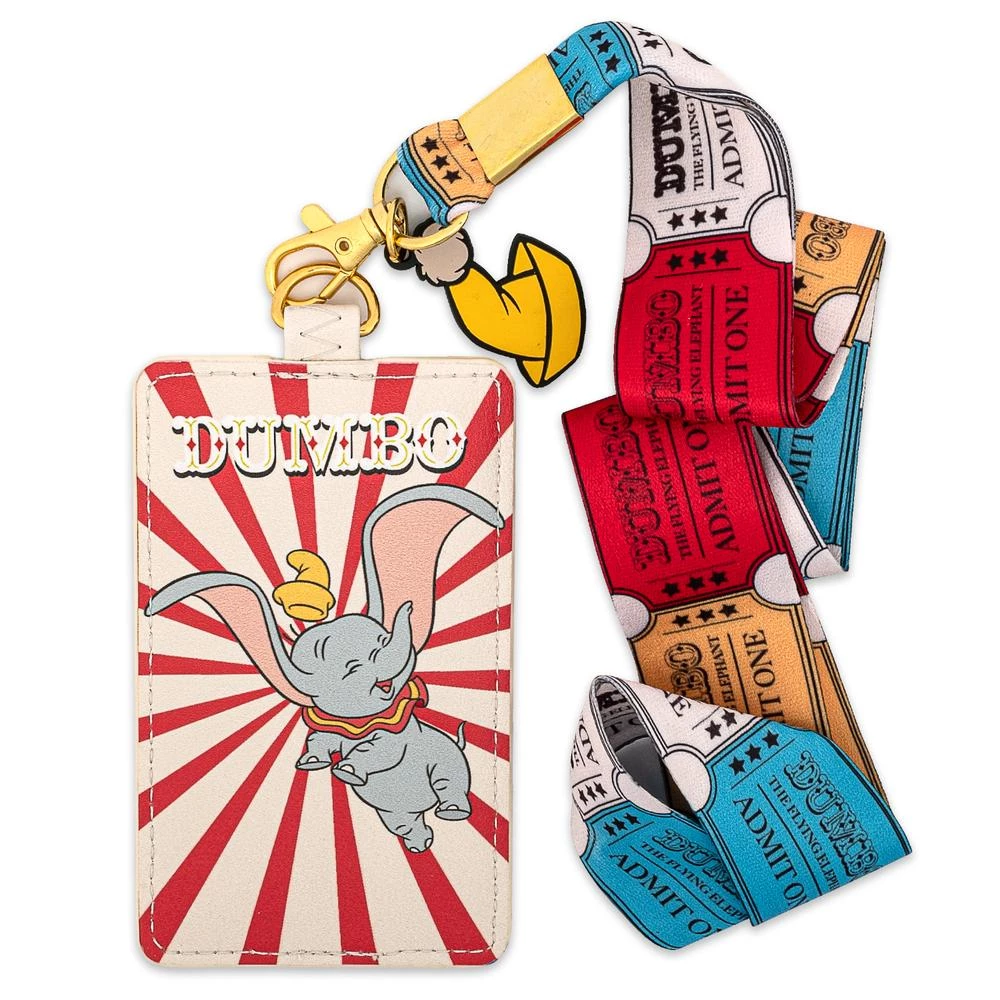Loungefly Disney Dumbo Circus Lanyard With Cardholder 3 Loungefly Disney Dumbo Circus Lanyard With Cardholder